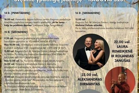 „Kaip gera grįžti“ Raguvoje: trys dienos nemokamai
