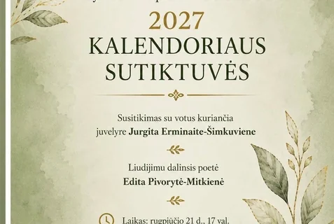 Rugpjūčio 21-ąją Utenoje – kalendoriaus sutiktuvės