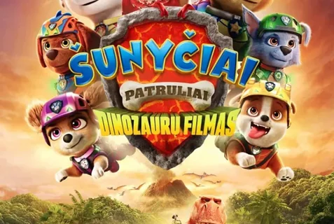 „Šunyčiai patruliai: Dinozaurų filmas“ Alytuje – už 6 Eur: ką svarbu žinoti