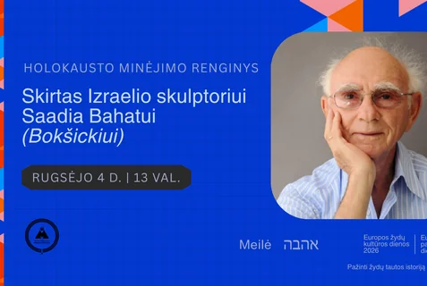 Alytuje rugsėjo 4-ąją – trijų dalių Saadia Bahato minėjimas: ką svarbu žinoti