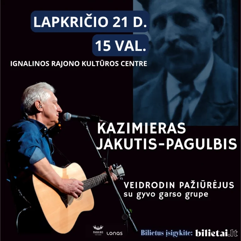 Ignalinoje – autobiografinis Kazimiero Jakučio koncertas