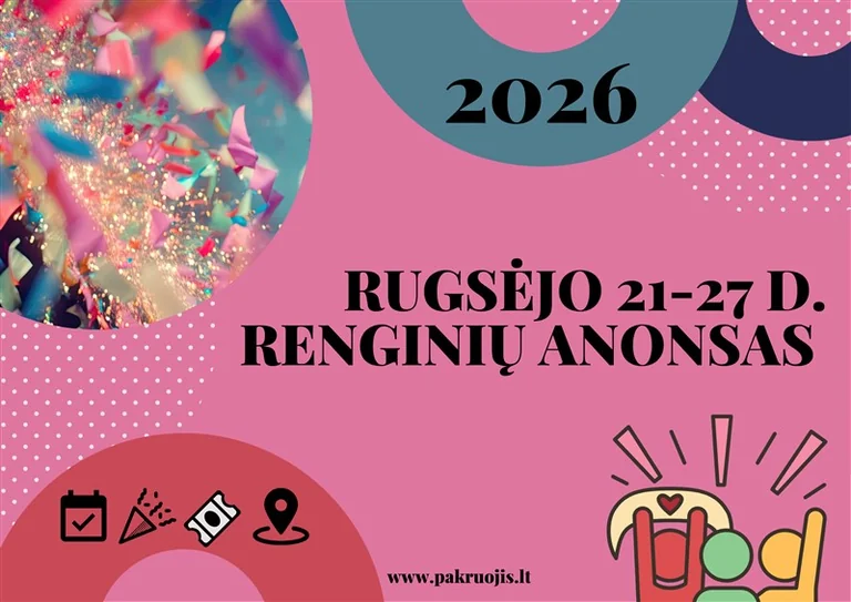 Pakruojyje – savaitė renginių nuo žygių iki parodų